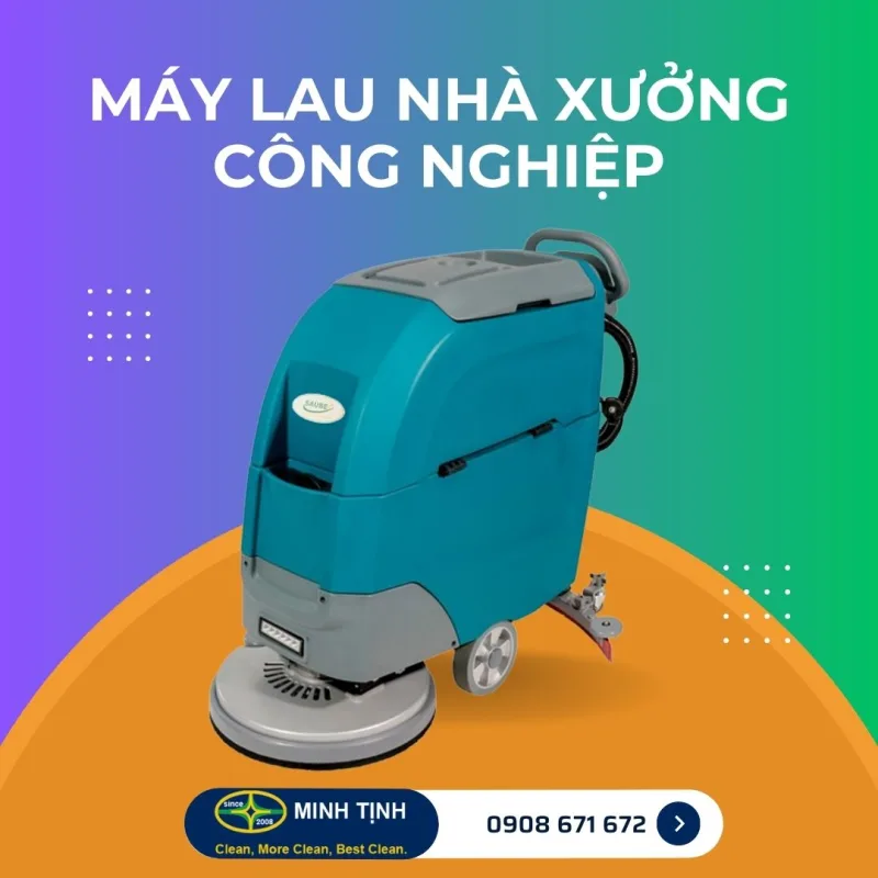 Máy lau nhà xưởng công nghiệp