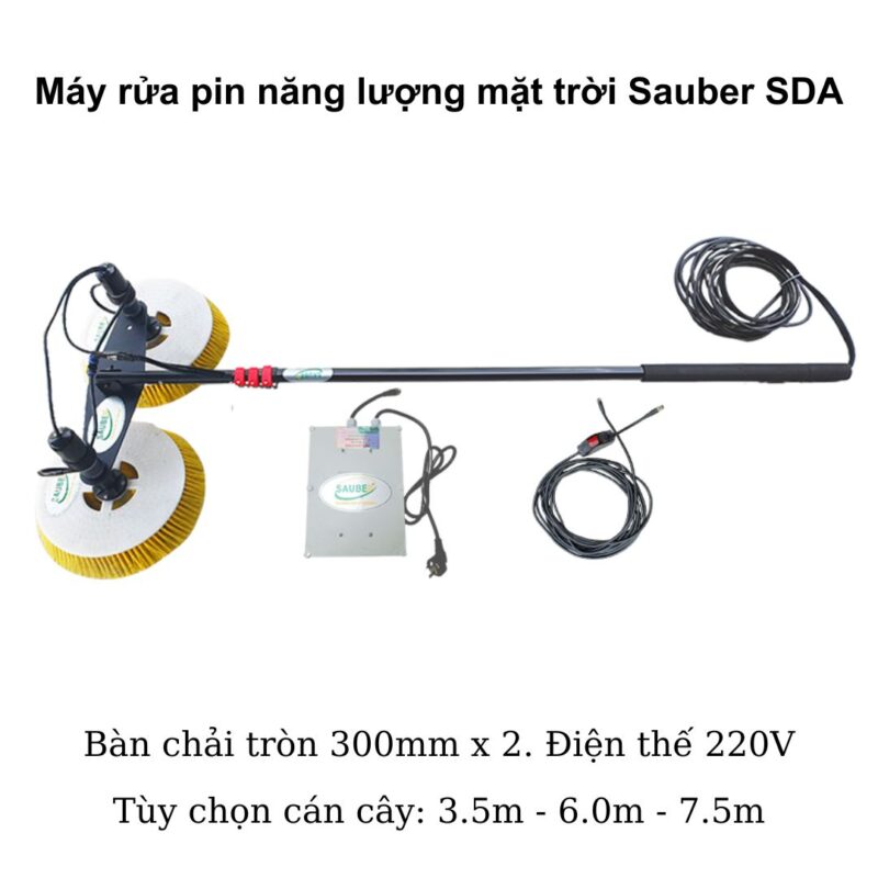 Máy rửa pin năng lượng mặt trời Sauber SDA