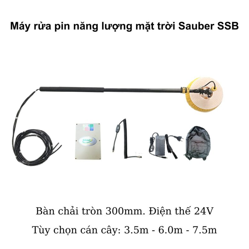 Máy rửa pin năng lượng mặt trời Sauber SSB