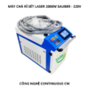 Máy chà rỉ sét laser 2000W Sauber công nghệ Continuous CW