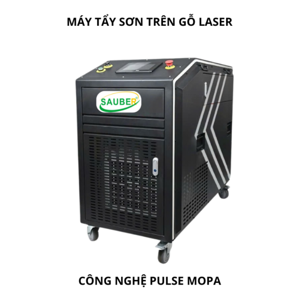 Máy tẩy sơn trên gỗ laser